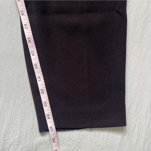 Wilfred Cropped Pleated Trousers in Black - Picture 12 of 12